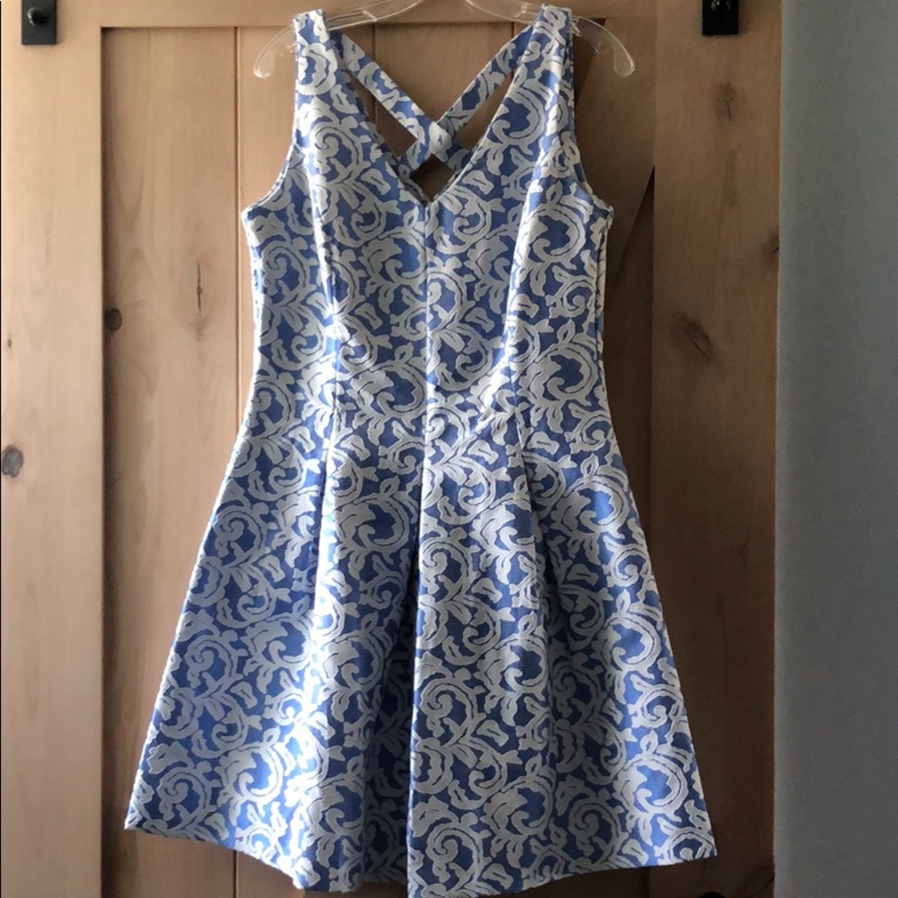 Blue Floral Dress